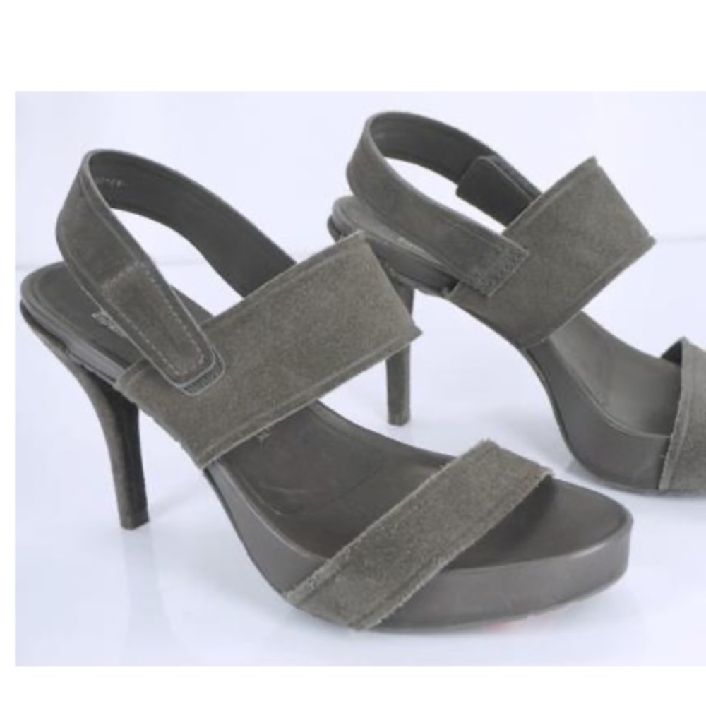 Pedro Garcia Gray Yelina  Strappy Sandal  Heels 39.5